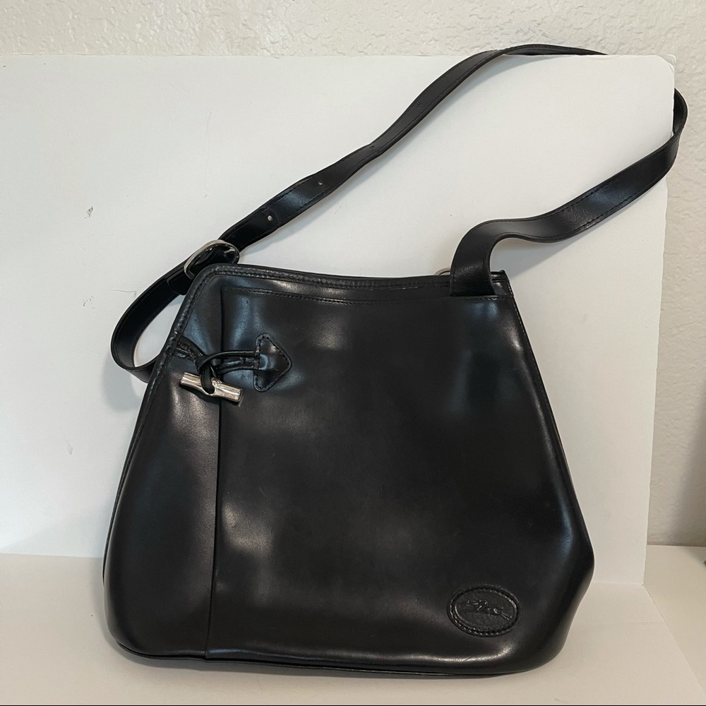 Longchamp Leather Bag Black